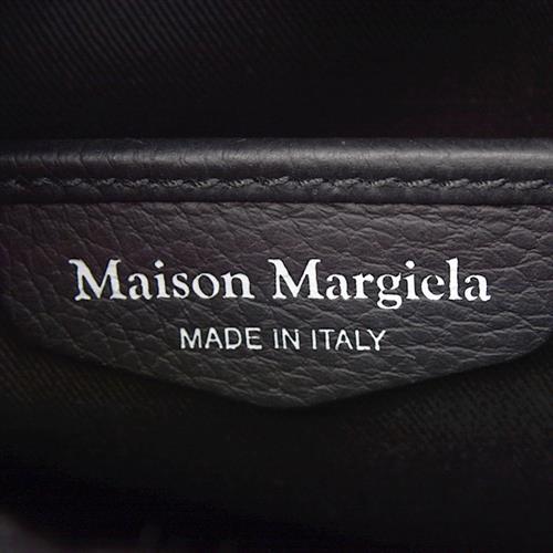メゾンマルジェラ バッグ レディース メンズ 5AC スモール ショルダーバッグ クラッチバッグ 2WAY ディアスキン ブラック  Maison Margiela 中古