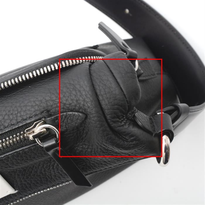 メゾンマルジェラ バッグ レディース メンズ 5AC スモール ショルダーバッグ クラッチバッグ 2WAY ディアスキン ブラック  Maison Margiela 中古