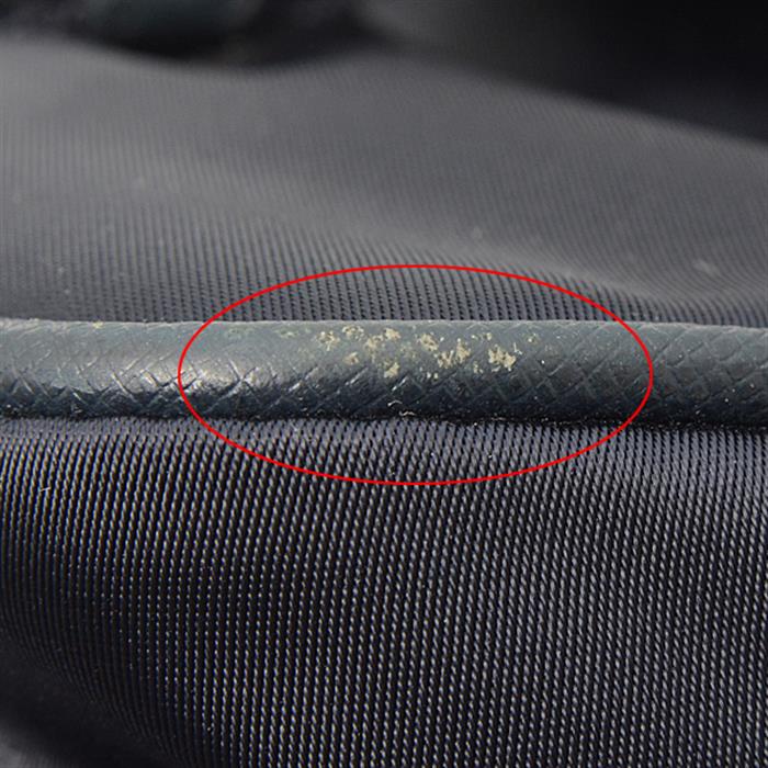 プラダ バッグ メンズ ロゴ メッセンジャーバッグ ナイロン ネイビー PRADA 2VD768 中古