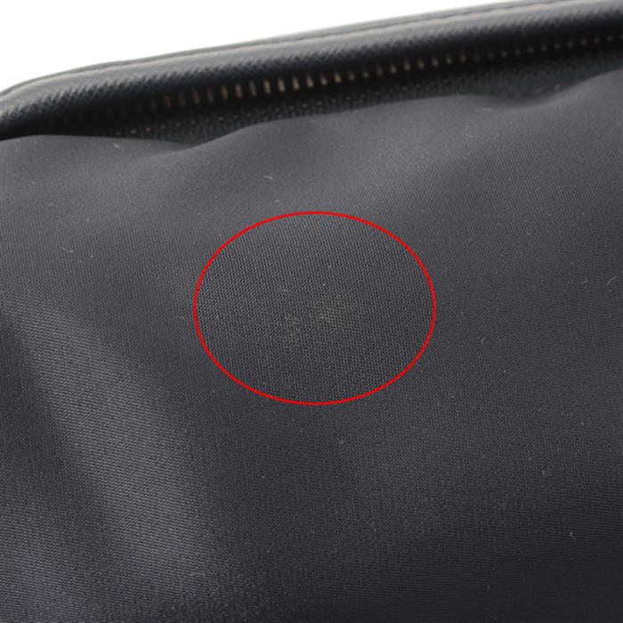 プラダ バッグ メンズ ロゴ メッセンジャーバッグ ナイロン ネイビー PRADA 2VD768 中古