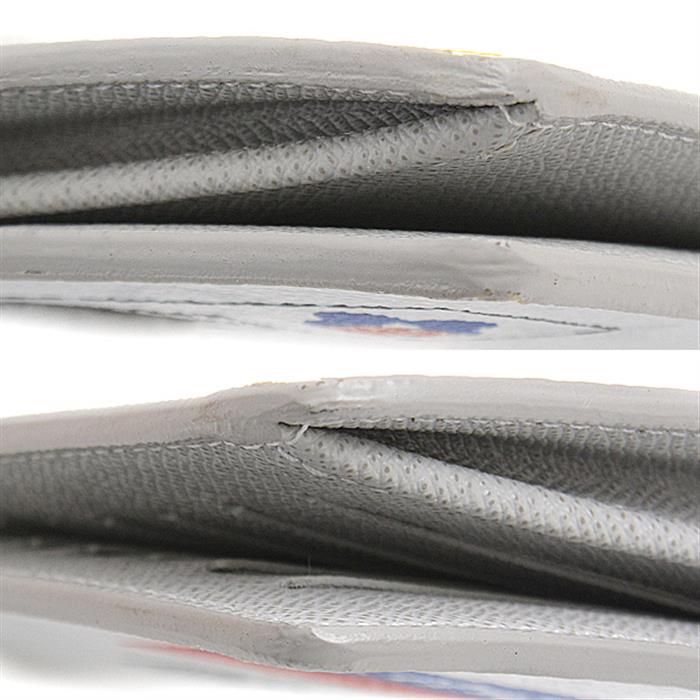 ルイヴィトン 財布 メンズ モノグラム ロゴストーリー ポルトフォイユブラザ 二つ折り長財布 ホワイトグレー Louis Vuitton M67822 中古