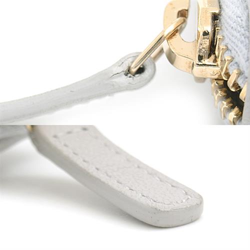 シャネル 財布 レディース シャネル19 ラウンドファスナー長財布 グレー ラムスキン CHANEL 中古