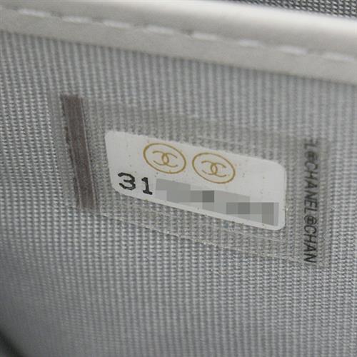 シャネル 財布 レディース シャネル19 ラウンドファスナー長財布 グレー ラムスキン CHANEL 中古