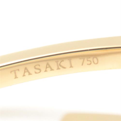 タサキ ピアス レディース キネティック 1Pパール ピアス イエローゴールド TASAKI 750YG 中古