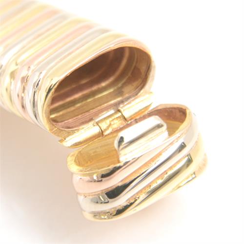 カルティエ ペンダント ユニセックス トリニティ ピルケース ペンダントトップ ゴールド Cartier 750YG×WG×PG 中古