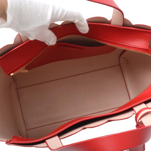 ケイトスペード バッグ レディース ハンドバッグ ショルダーバッグ 2WAY カーフ レッド kate spade 中古