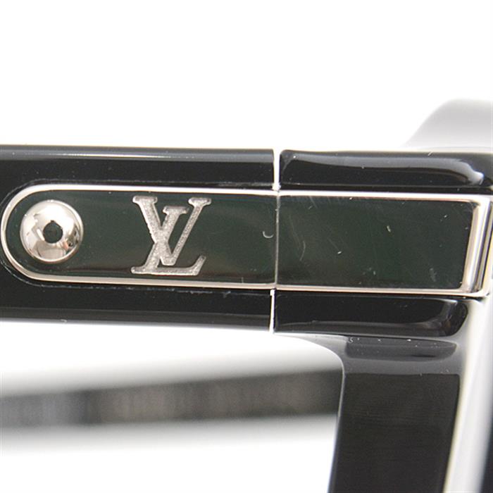 ルイヴィトン サングラス メンズ レディース LV シグネチャーラウンド ブラック Louis Vuitton Z1960U 中古