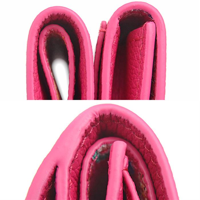 ルイヴィトン 財布 レディース ポルトフォイユロックミニ グレインカーフ  ローズマイアミ(ピンク系) Louis Vuitton M81886 未使用展示品