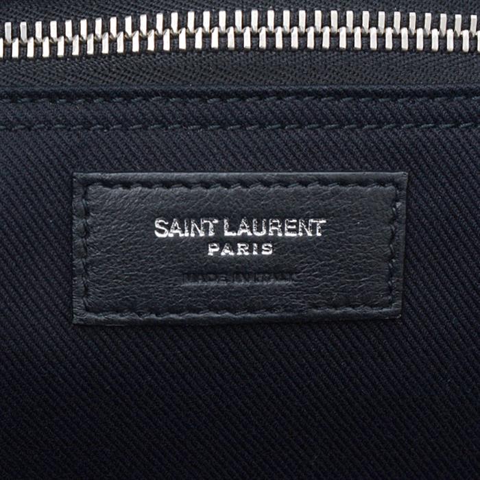 イヴサンローラン バッグ メンズ リヴゴーシュ トートバッグ カーフレザー ブラック 587273 SAINT LAURENT 中古