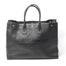 イヴサンローラン バッグ メンズ リヴゴーシュ トートバッグ カーフレザー ブラック 587273 SAINT LAURENT 中古