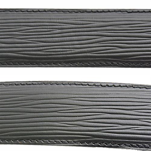 ルイヴィトン 服飾小物 レディース メンズ エピ サンチュールクラシック ベルト サイズ70/28 ノワール Louis Vuitton M6833 中古