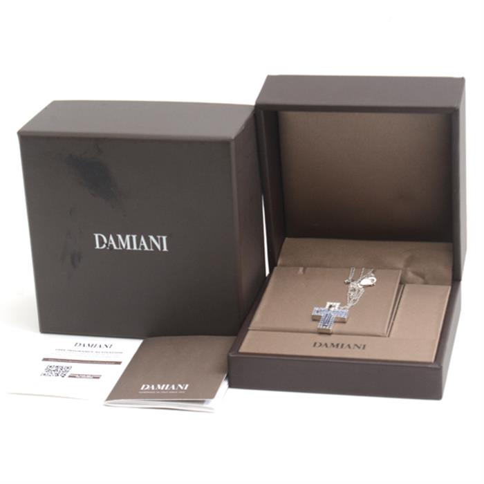 ダミアーニ ネックレス ユニセックス ベルエポック アイスバーグ サファイア ダイヤ ネックレス ホワイトゴールド DAMIANI 750WG 中古