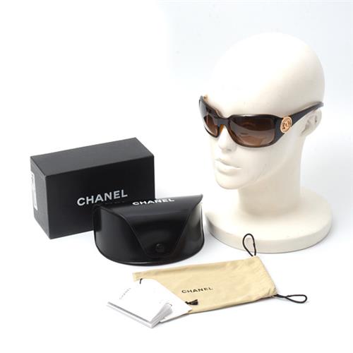 シャネル サングラス レディース ココマーク サングラス アイウェア ブラウン A34734 CHANEL 中古