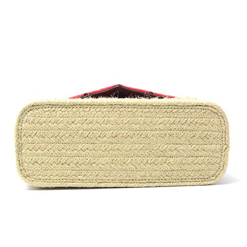 サンローラン バッグ レディース ショルダーバッグ キルティング コットン バンダナ柄 レッド SAINT LAURENT 中古