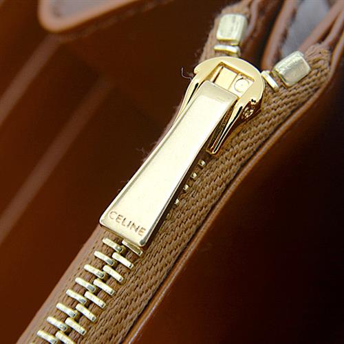 セリーヌ 財布 レディース トリオンフ ジップウォレット 長財布 キャンバス CELINE 10L732FAZ 中古