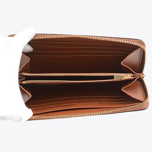 セリーヌ 財布 レディース トリオンフ ジップウォレット 長財布 キャンバス CELINE 10L732FAZ 中古