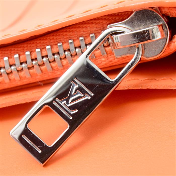 ルイヴィトン 財布 レディース LVアエログラム ポルトフォイユブラザNM 長財布 オレンジ M81153 Louis Vuitton 中古