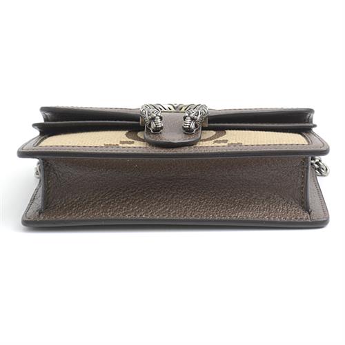 グッチ バッグ レディース ジャンボGG ディオニュソス チェーンショルダーバッグ 2WAY ベージュ GUCCI 476432 中古