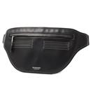 バーバリー バッグ メンズ ウエストバッグ ボディバッグ レザー ブラック BURBERRY 中古